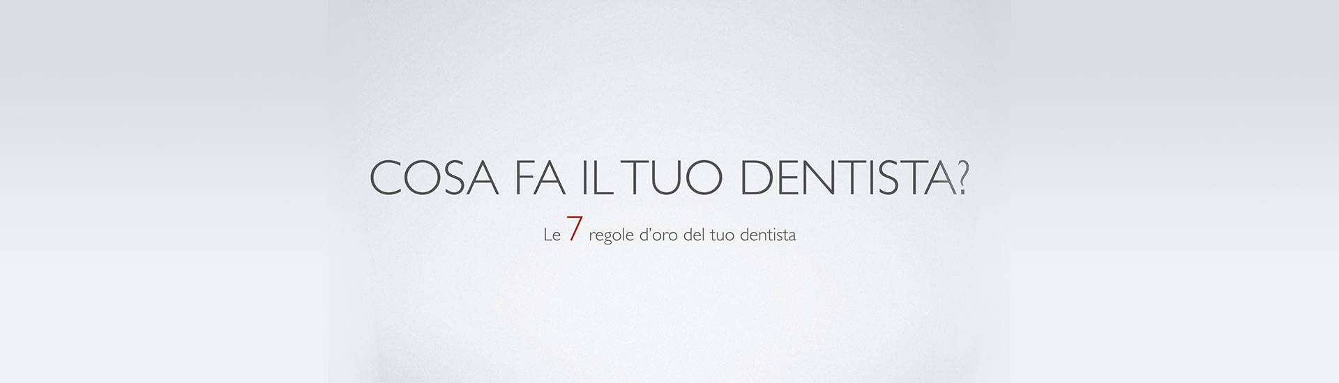 Cosa fa il tuo dentista?